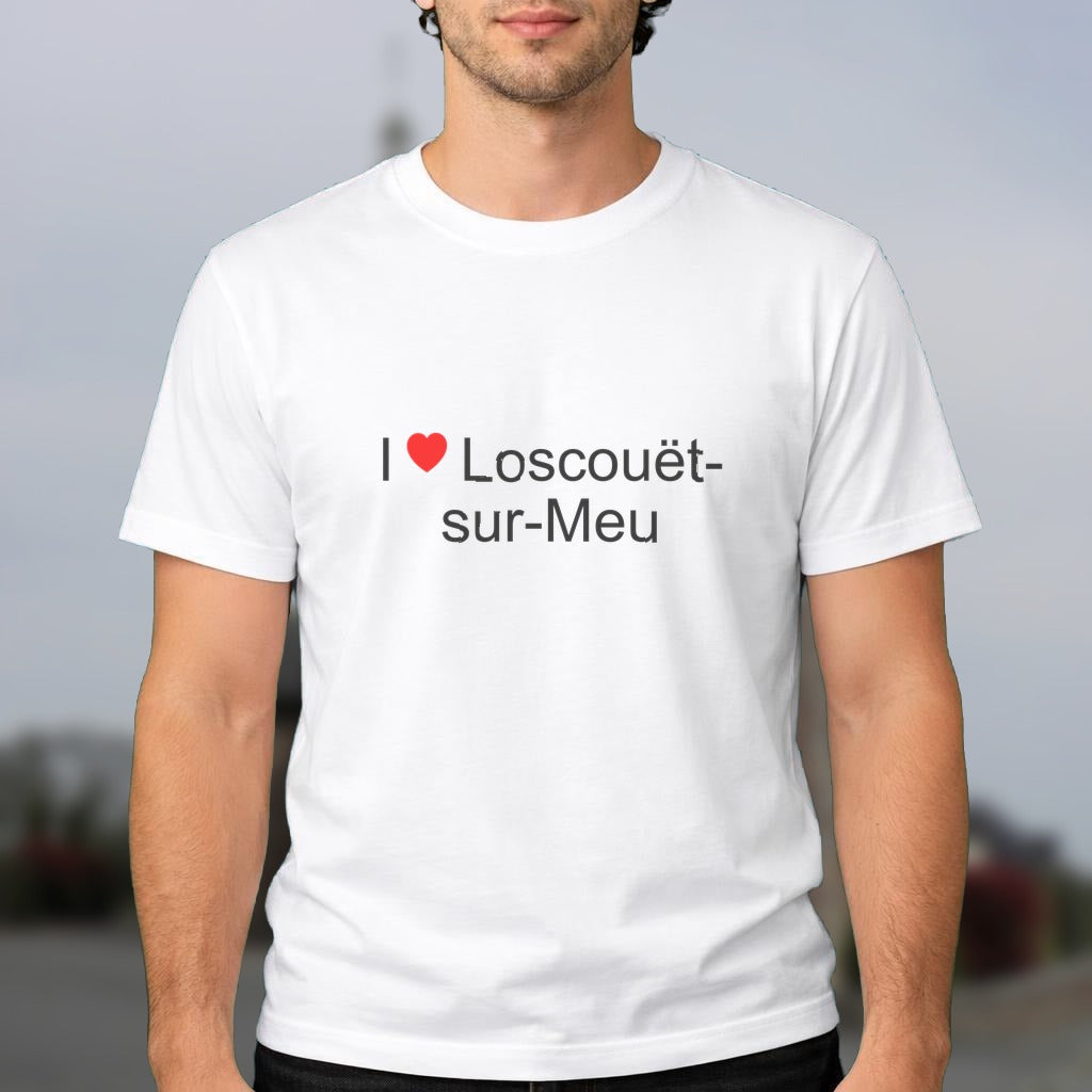 T-shirt I love loscouët-sur-meu
