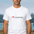 T-shirt I love louannec