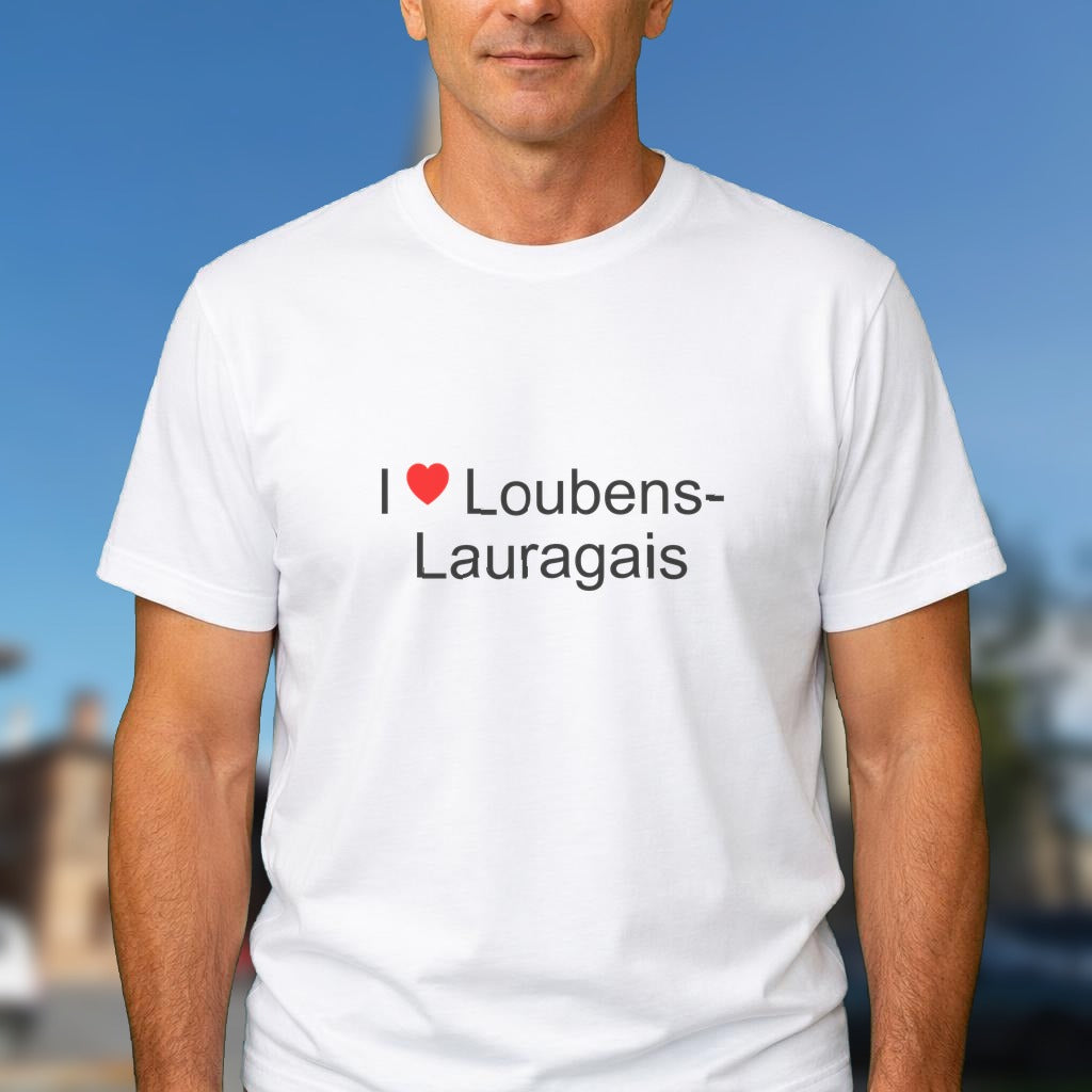 T-shirt I love loubens-lauragais