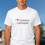 T-shirt I love loubens-lauragais