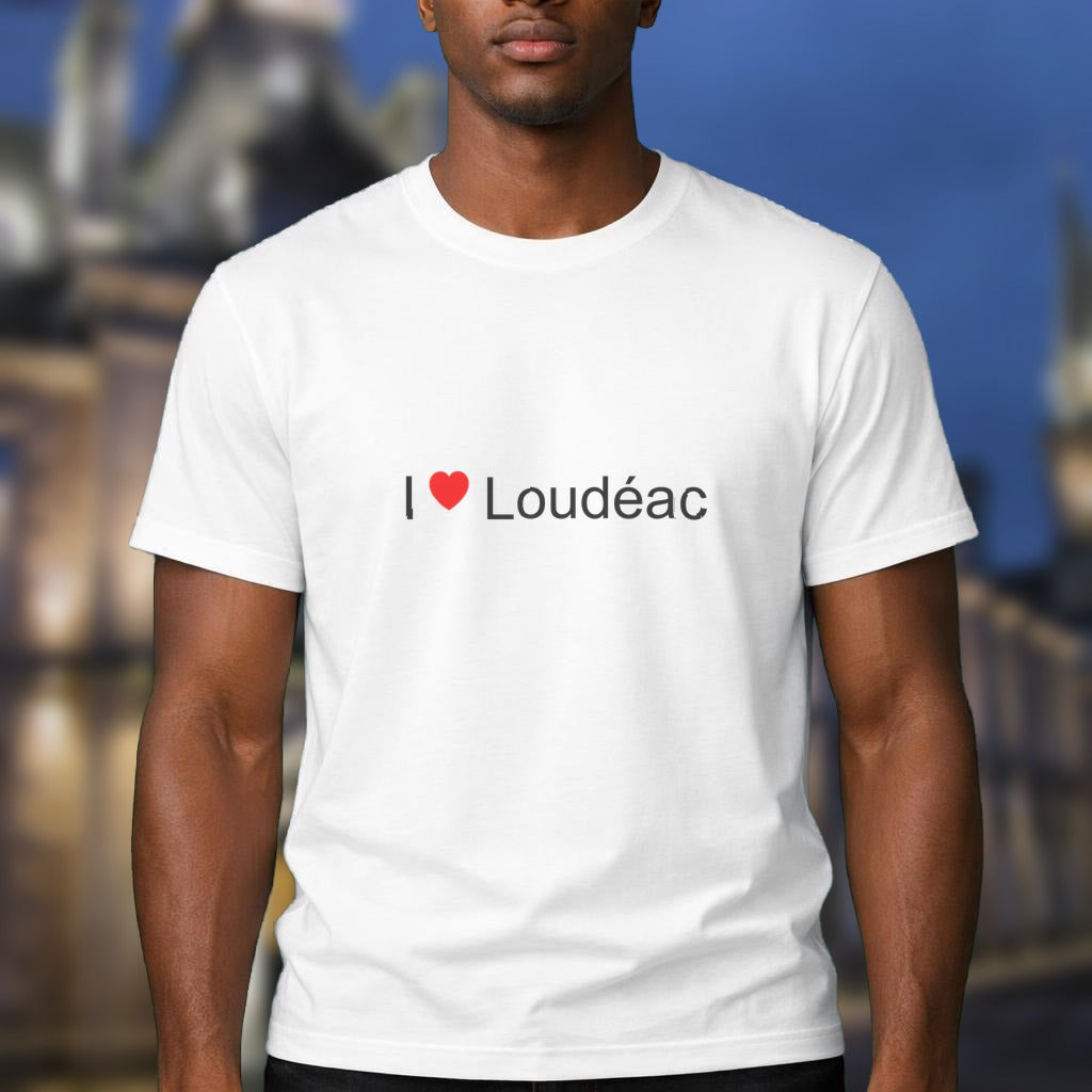 T-shirt I love loudéac