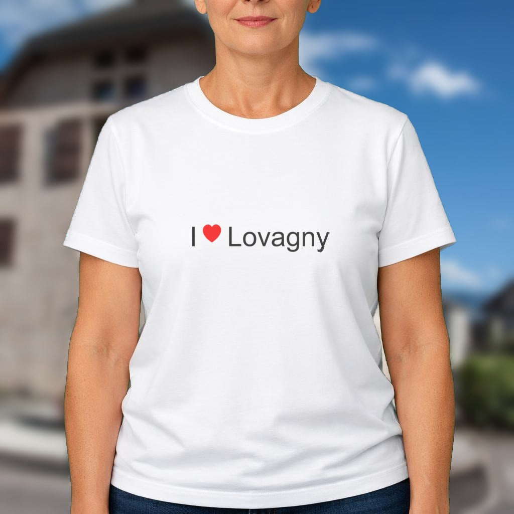 T-shirt I love lovagny