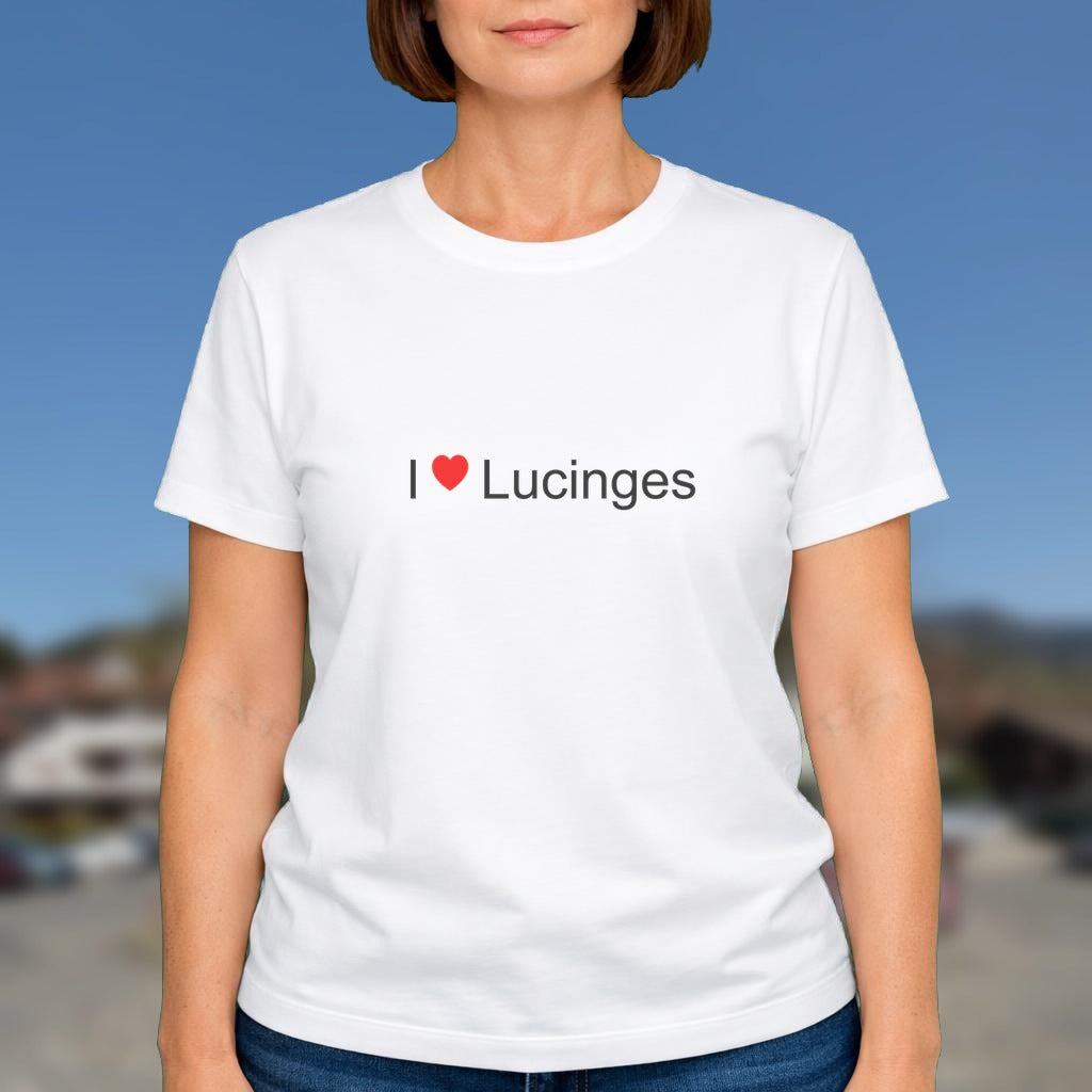 T-shirt I love lucinges