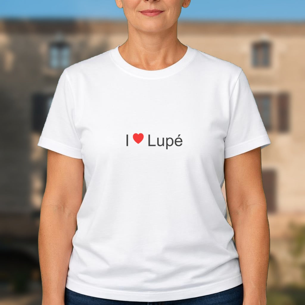 T-shirt I love lupé