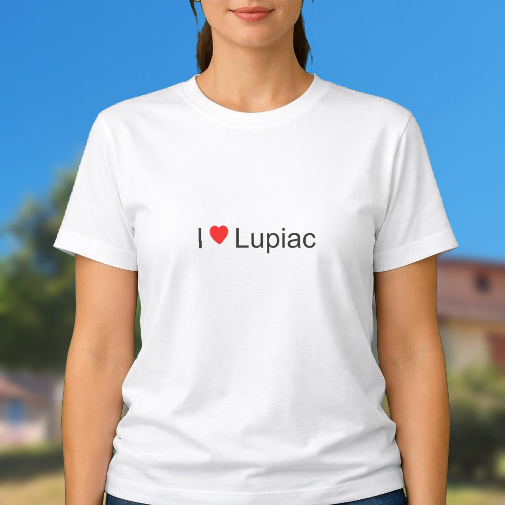 T-shirt I love lupiac