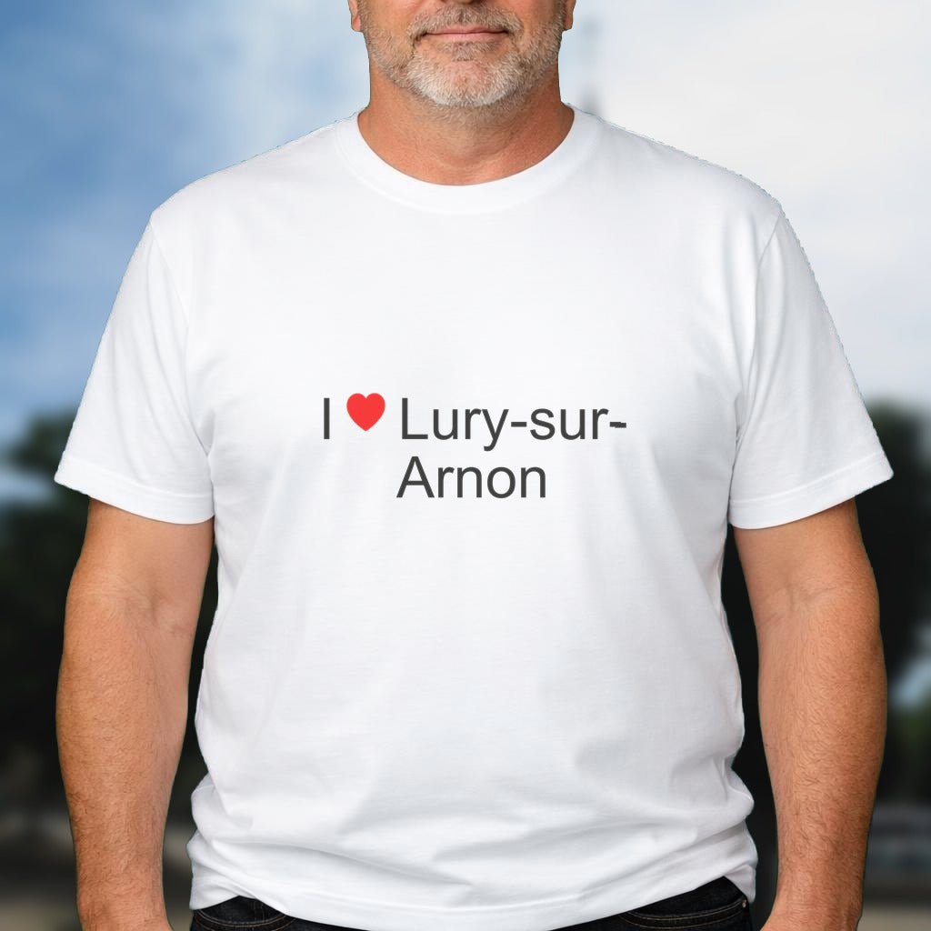 T-shirt I love lury-sur-arnon