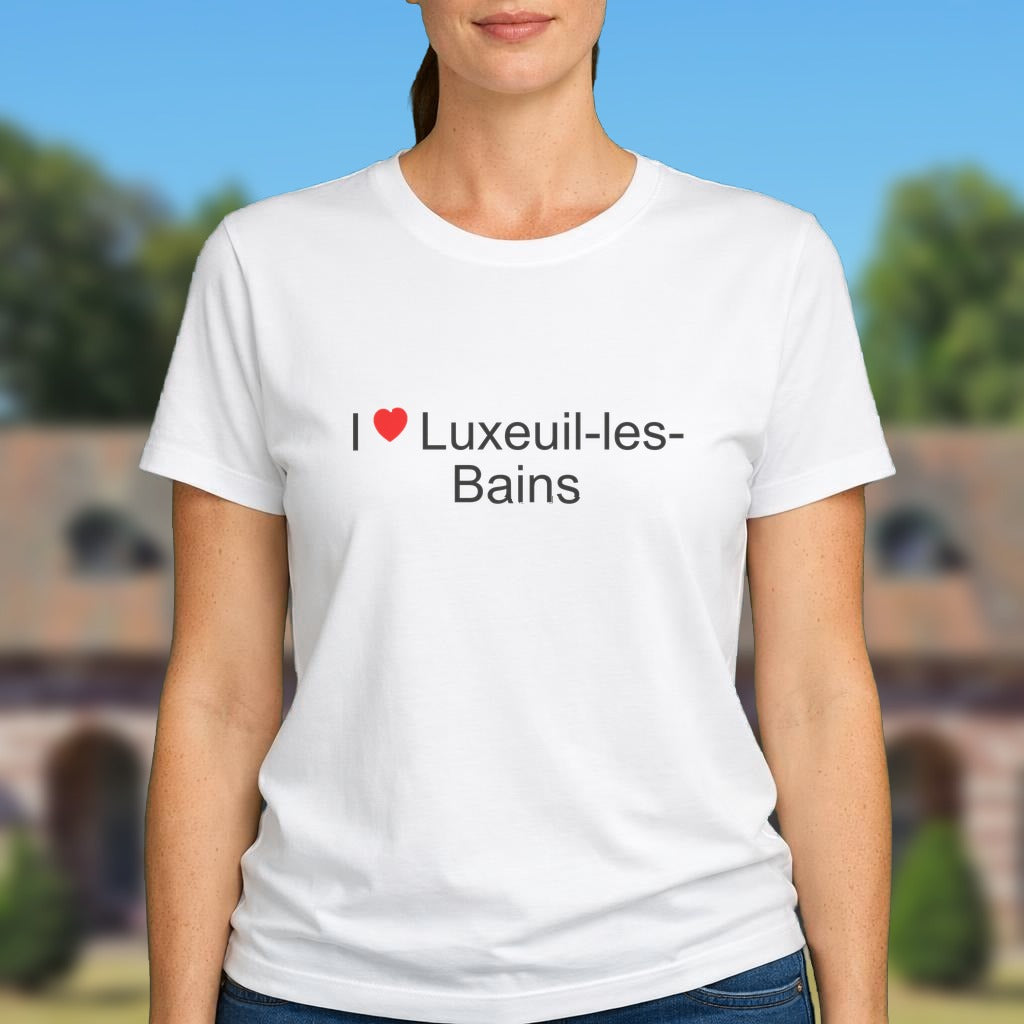 T-shirt I love luxeuil-les-bains