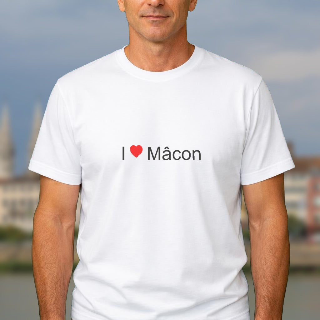 T-shirt I love mâcon