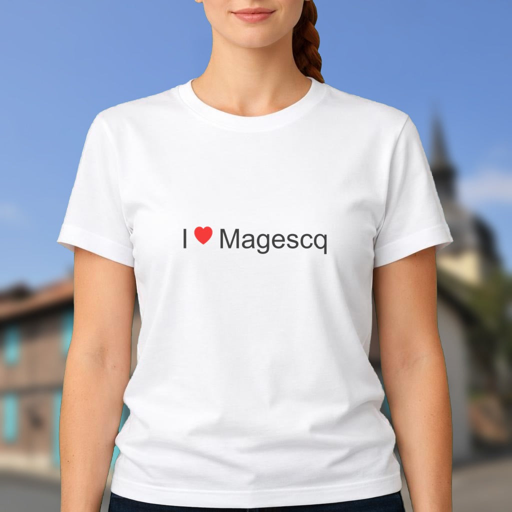 T-shirt I love magescq