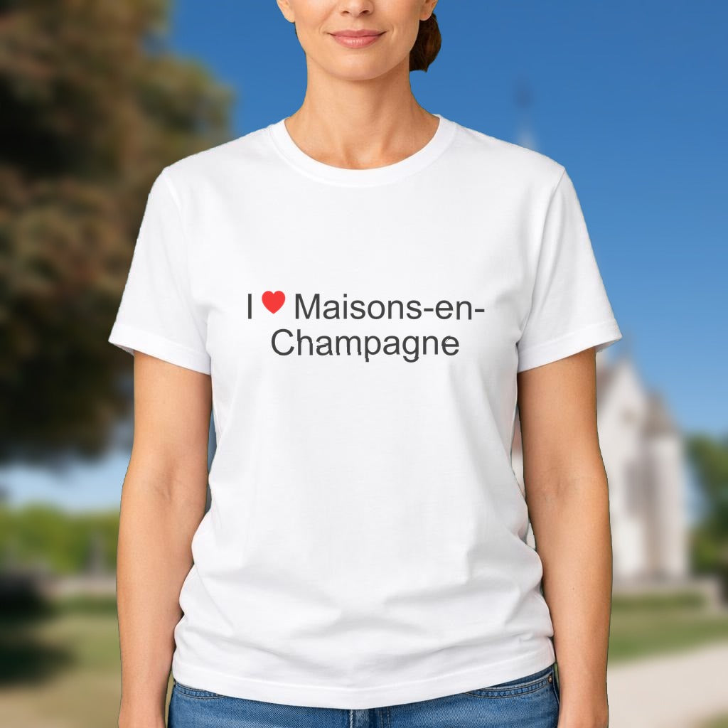 T-shirt I love maisons-en-champagne
