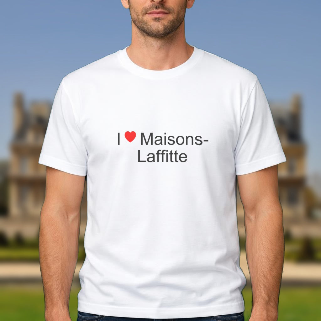 T-shirt I love maisons-laffitte