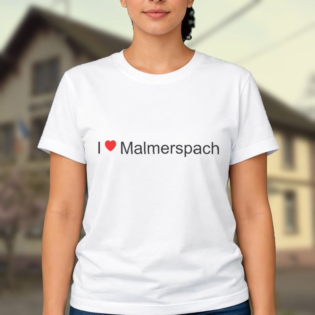 T-shirt I love malmerspach