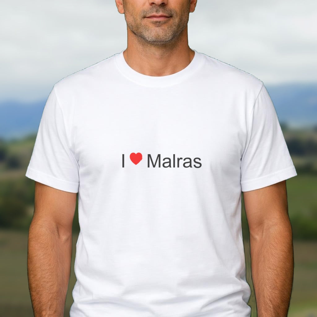 T-shirt I love malras