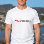 T-shirt I love mamoudzou