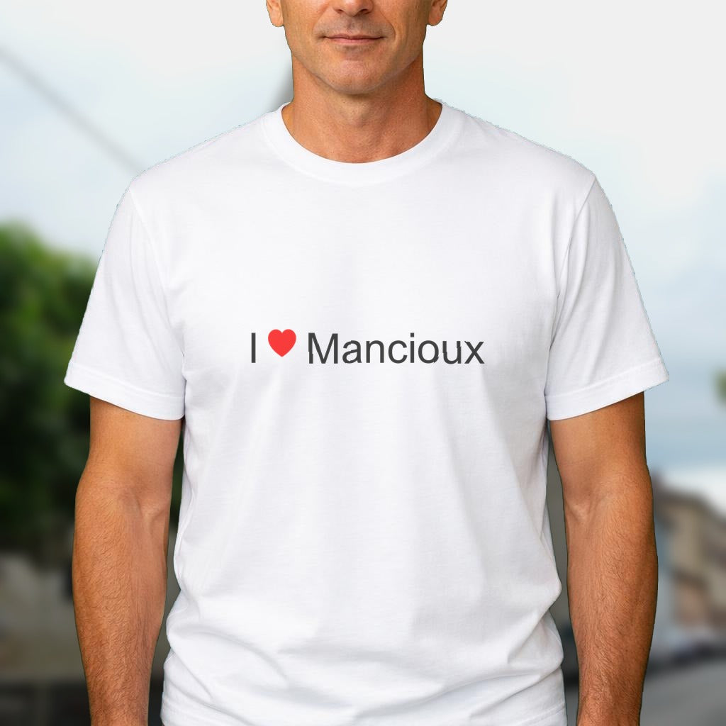 T-shirt I love mancioux