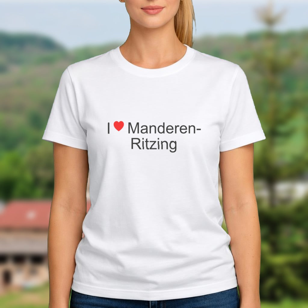 T-shirt I love manderen-ritzing