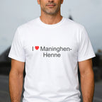 T-shirt I love maninghen-henne