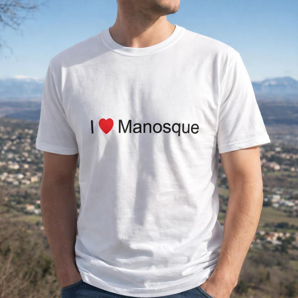 T-shirt I love manosque