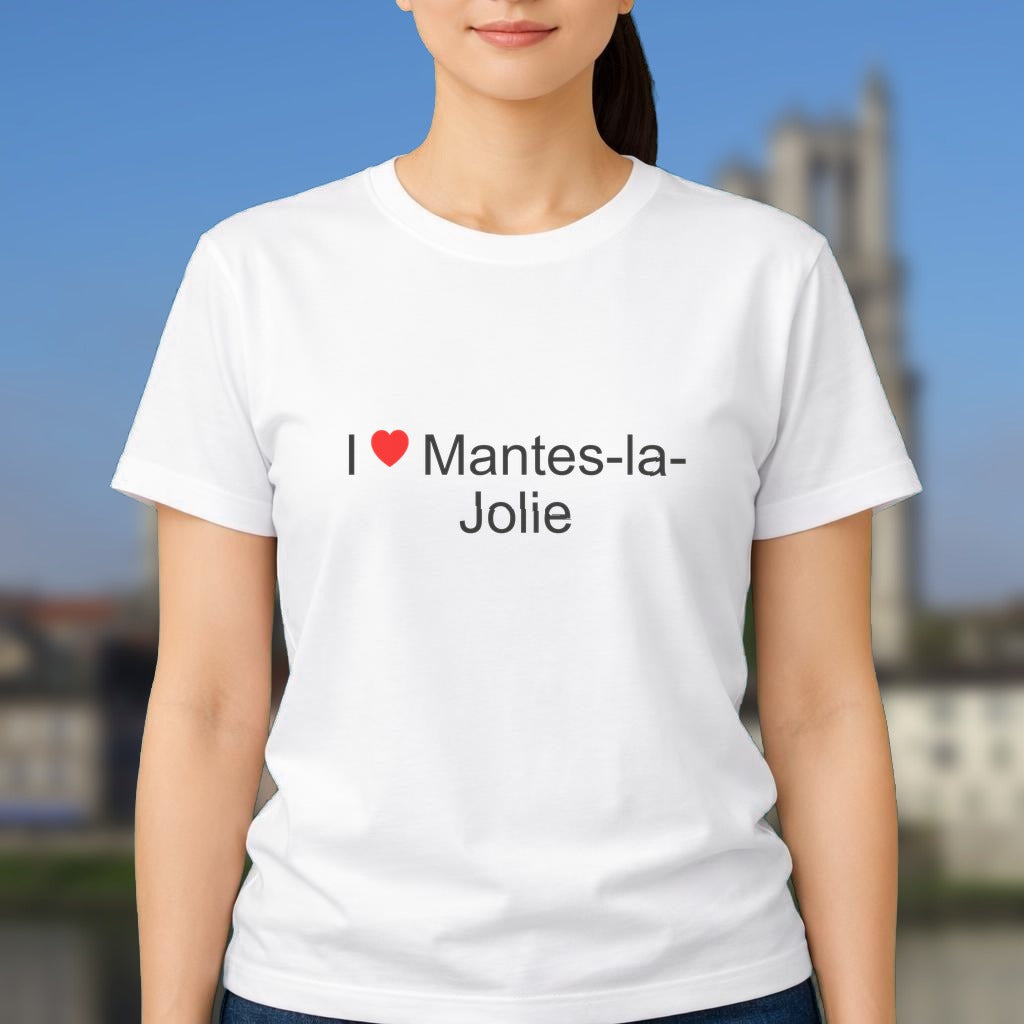 T-shirt I love mantes-la-jolie