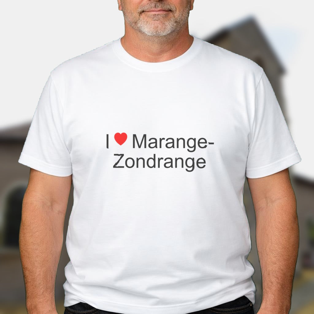 T-shirt I love marange-zondrange