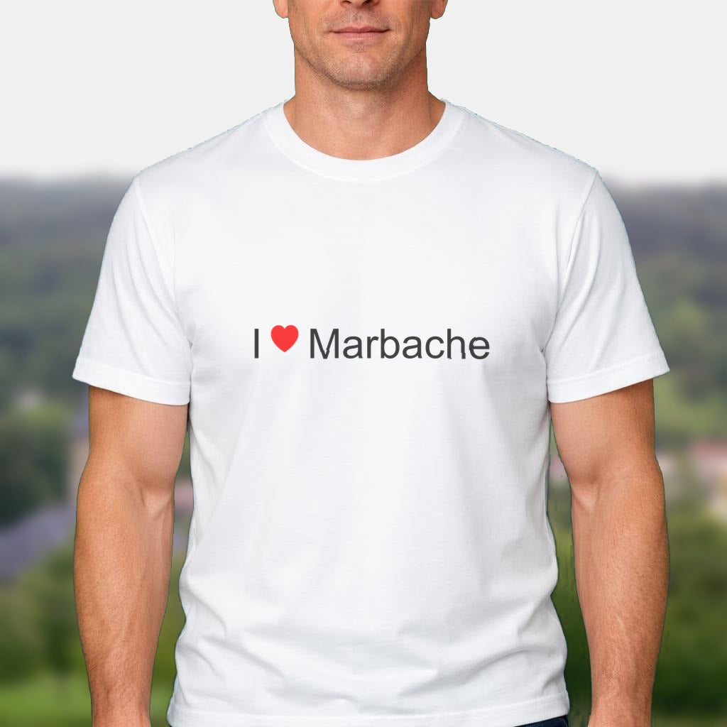 T-shirt I love marbache
