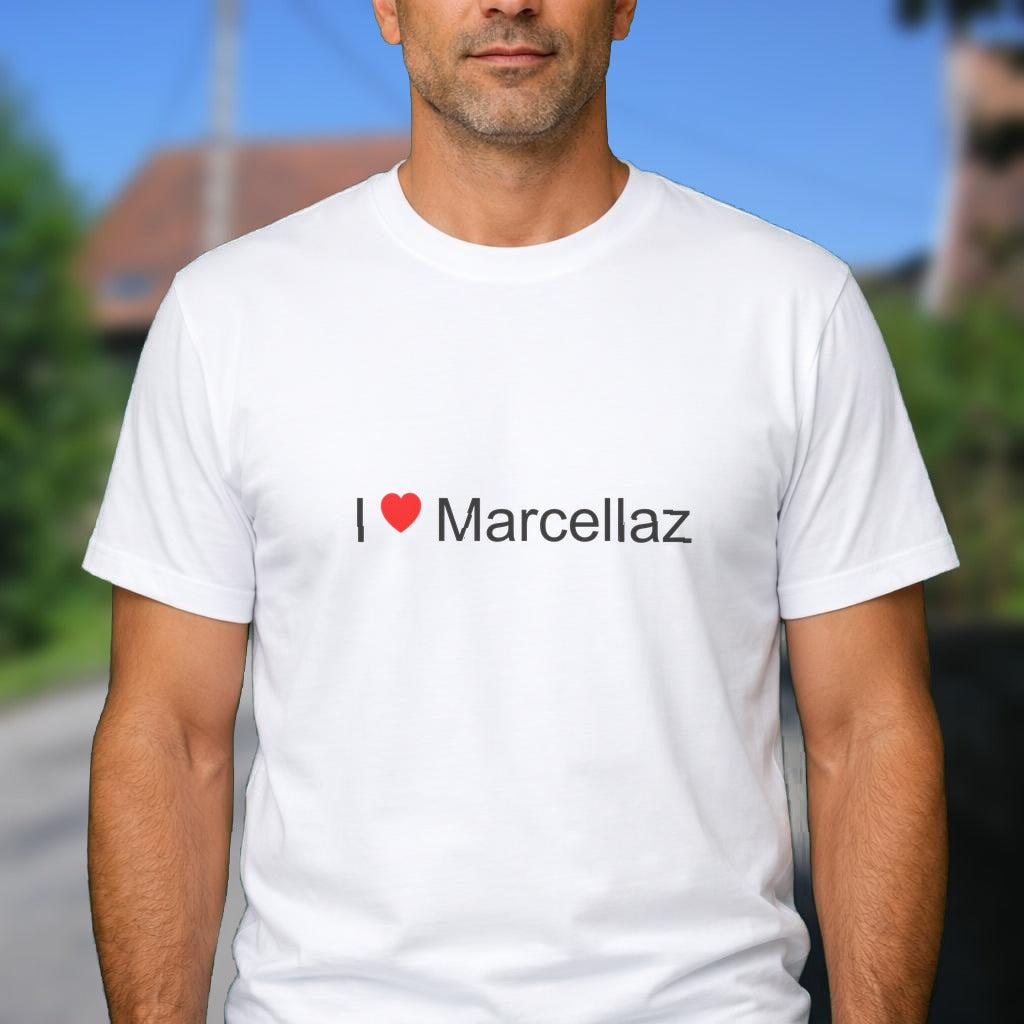T-shirt I love marcellaz