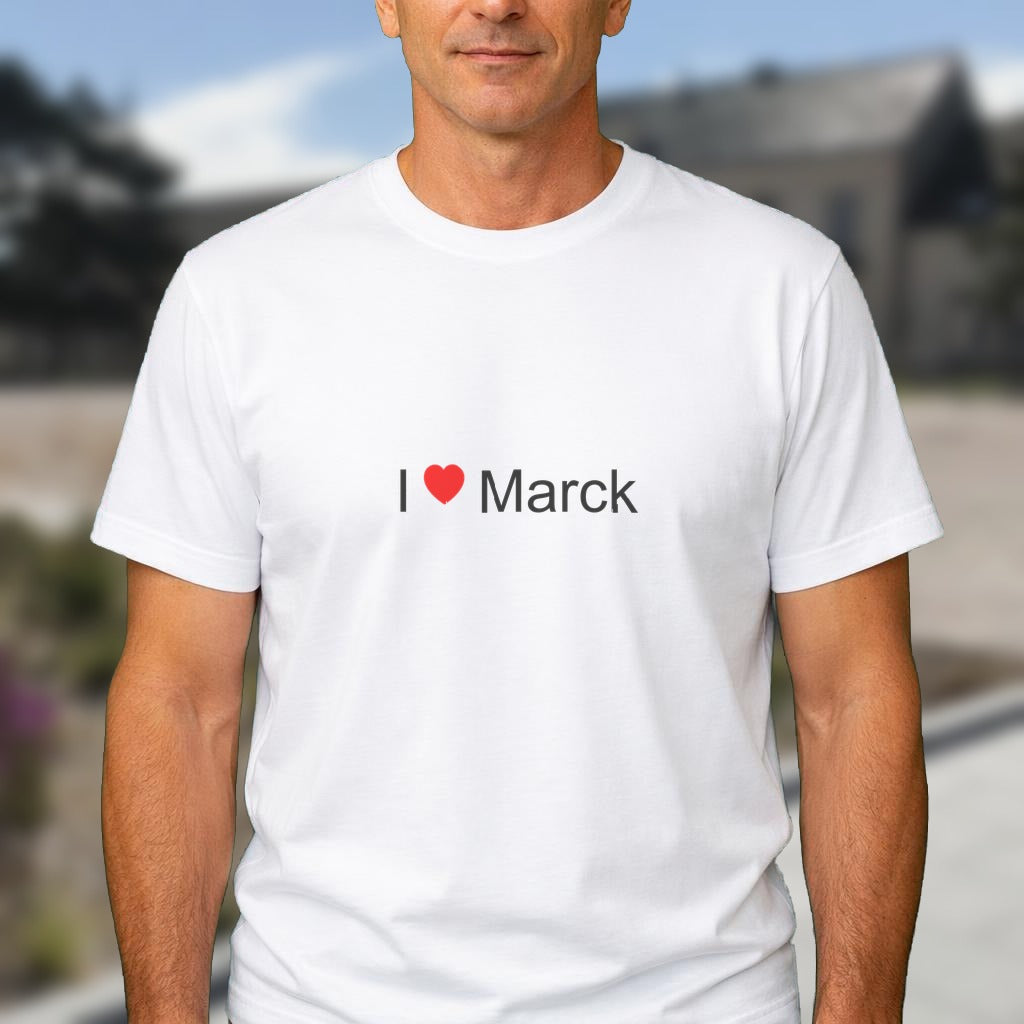 T-shirt I love marck