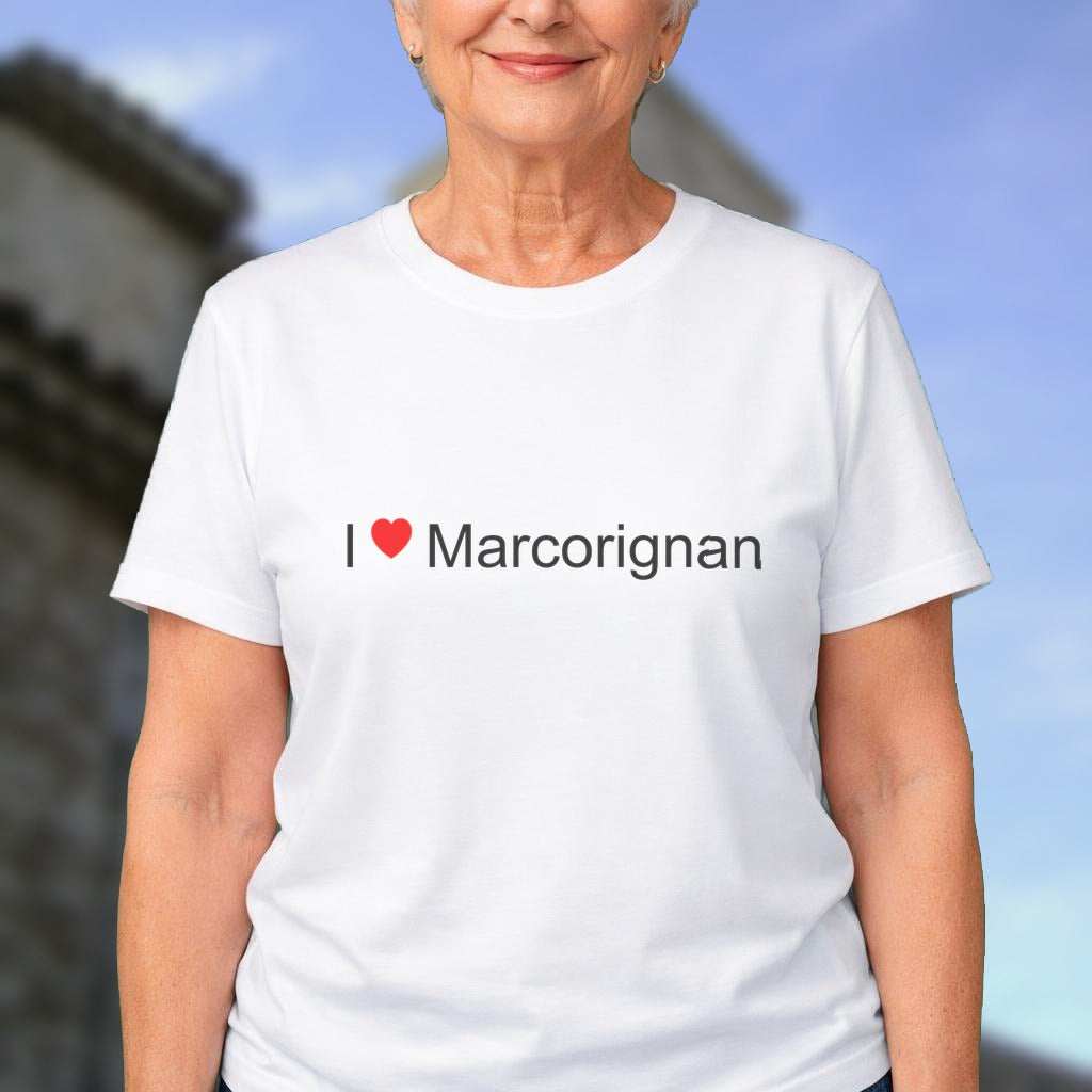 T-shirt I love marcorignan