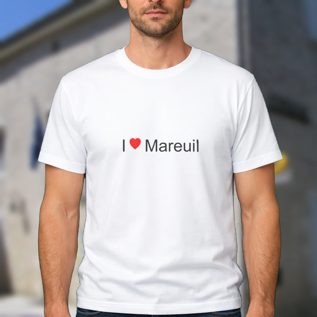 T-shirt I love mareuil
