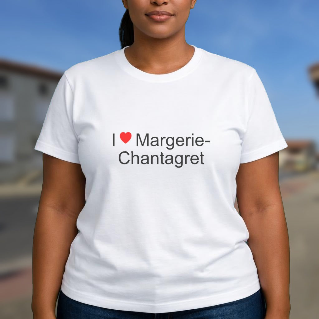 T-shirt I love margerie-chantagret
