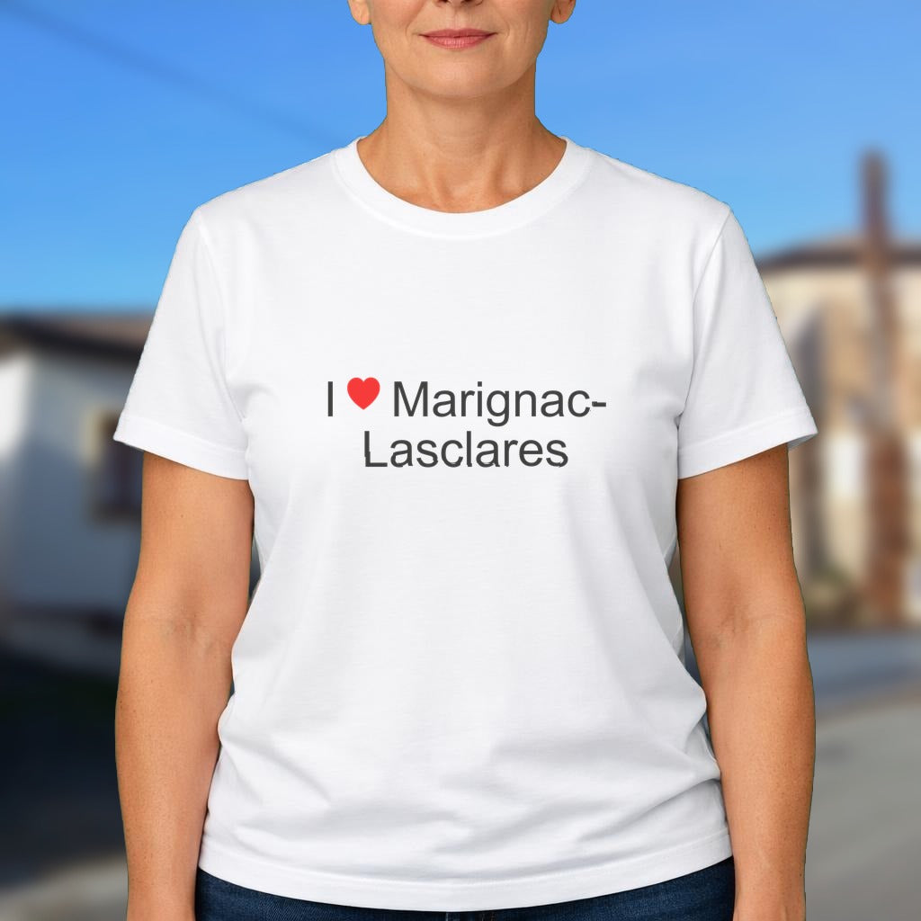 T-shirt I love marignac-lasclares