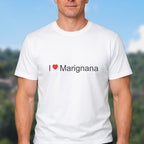 T-shirt I love marignana