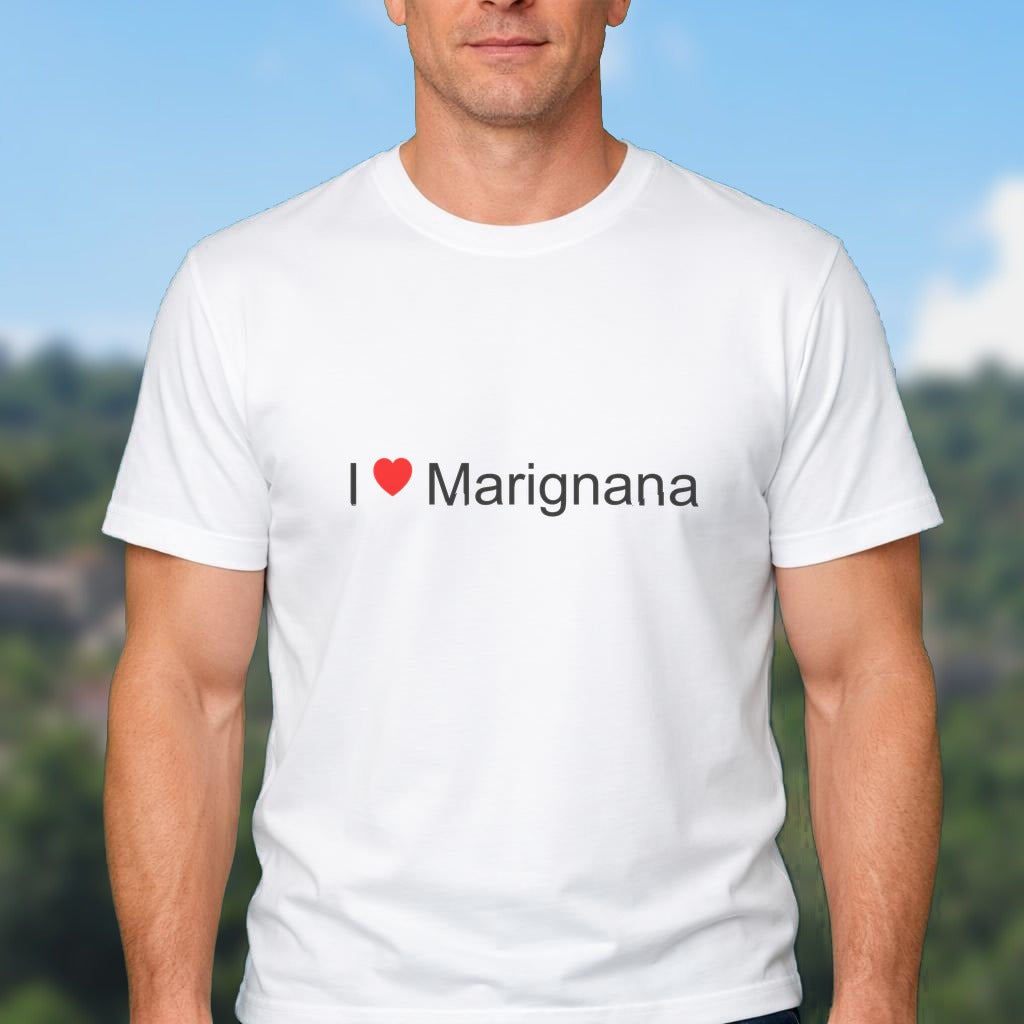 T-shirt I love marignana