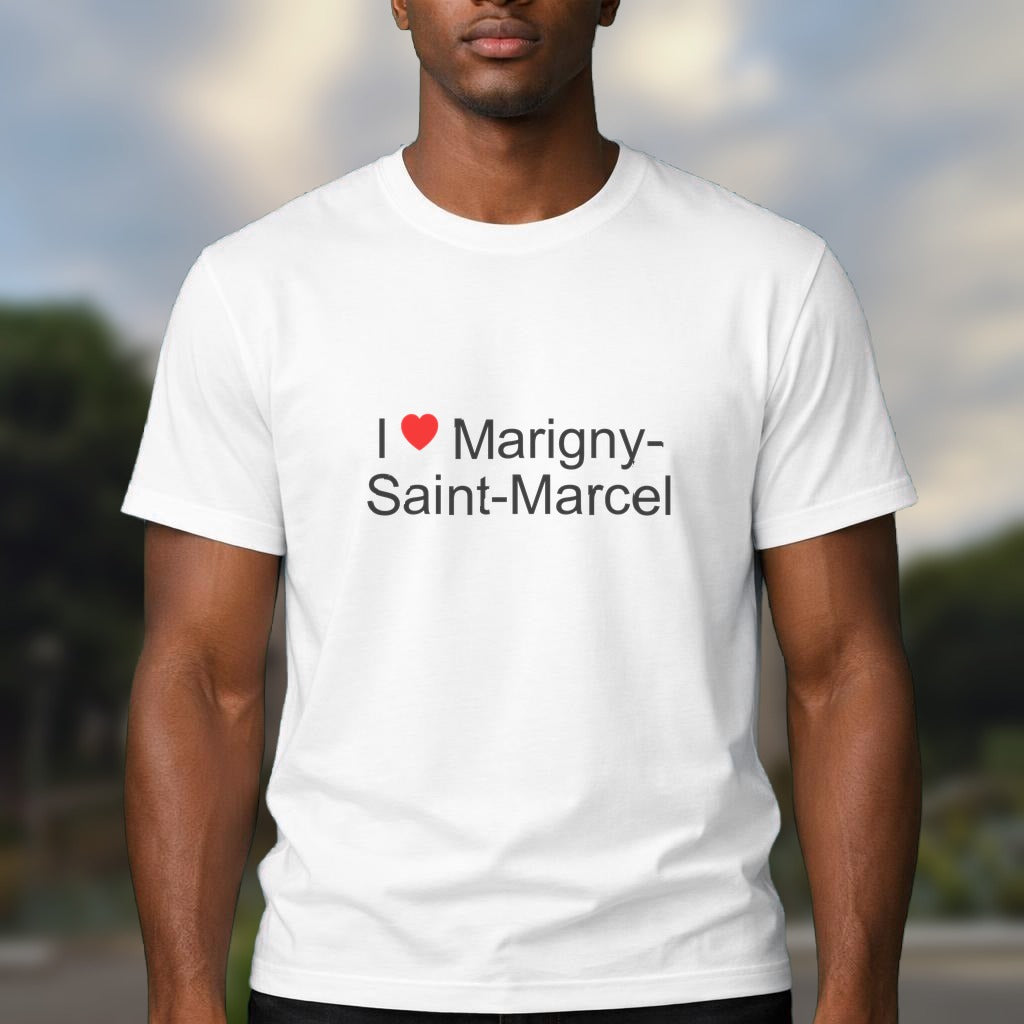 T-shirt I love marigny-saint-marcel