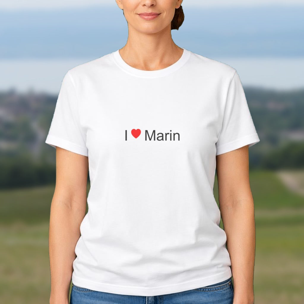 T-shirt I love marin