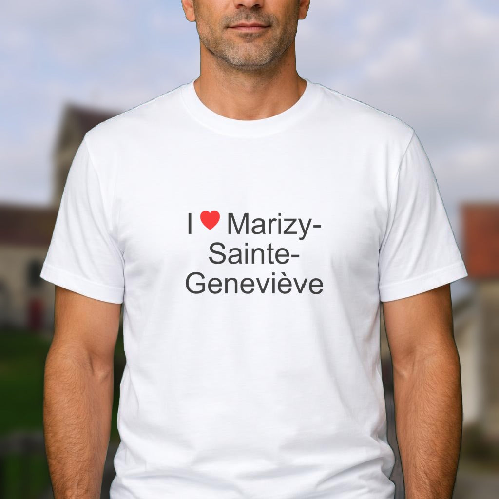 T-shirt I love marizy-sainte-geneviève