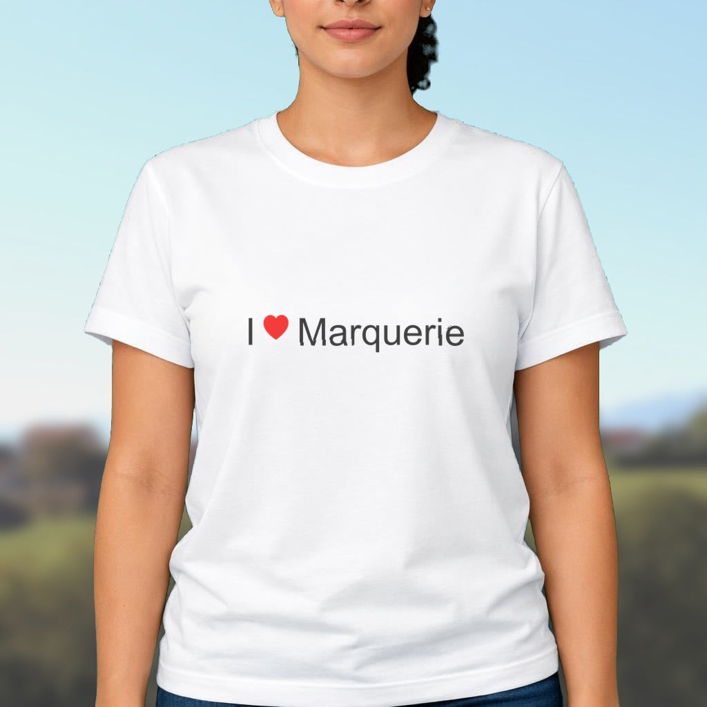 T-shirt I love marquerie