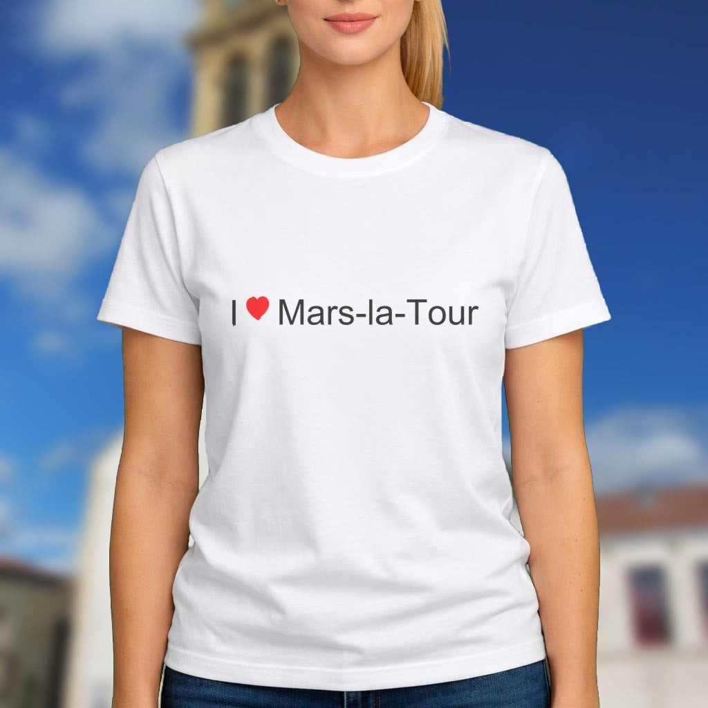 T-shirt I love mars-la-tour