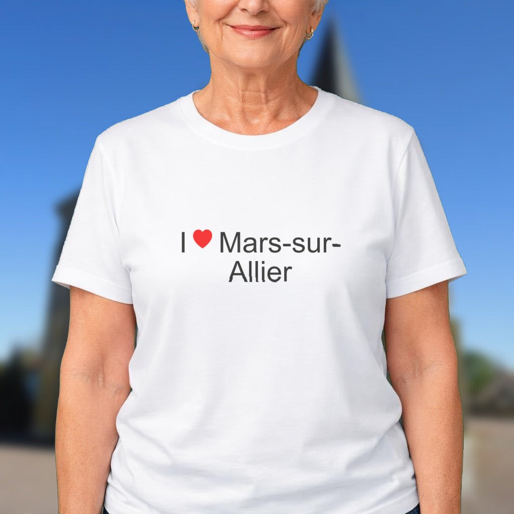 T-shirt I love mars-sur-allier