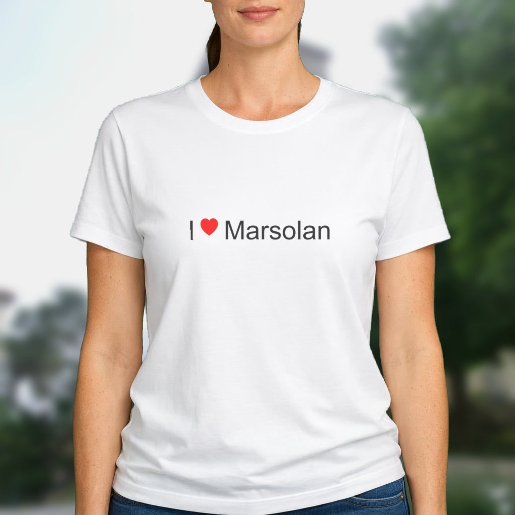 T-shirt I love marsolan