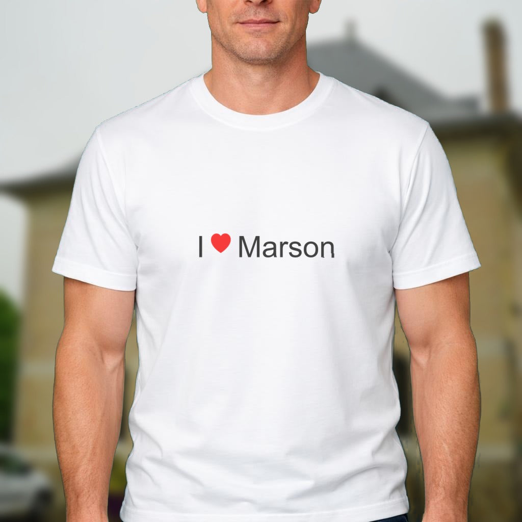 T-shirt I love marson