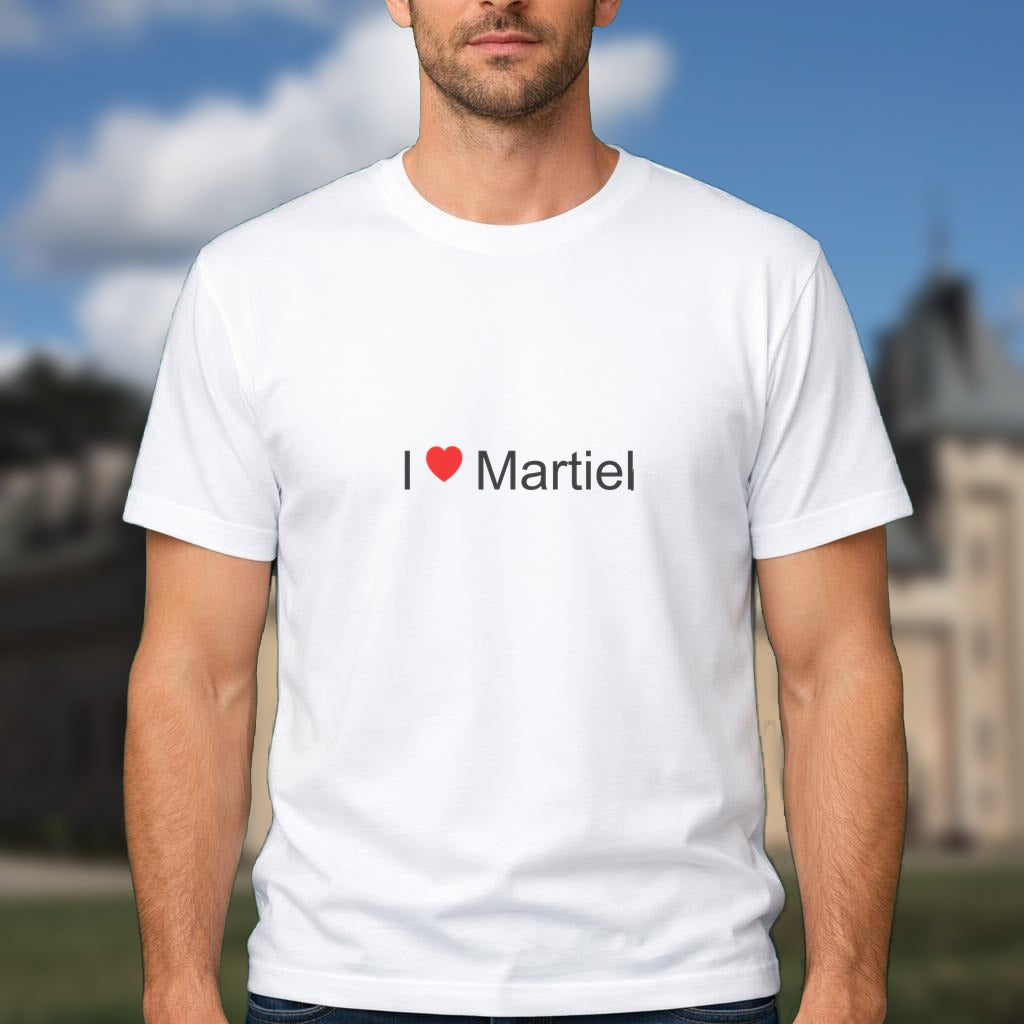 T-shirt I love martiel