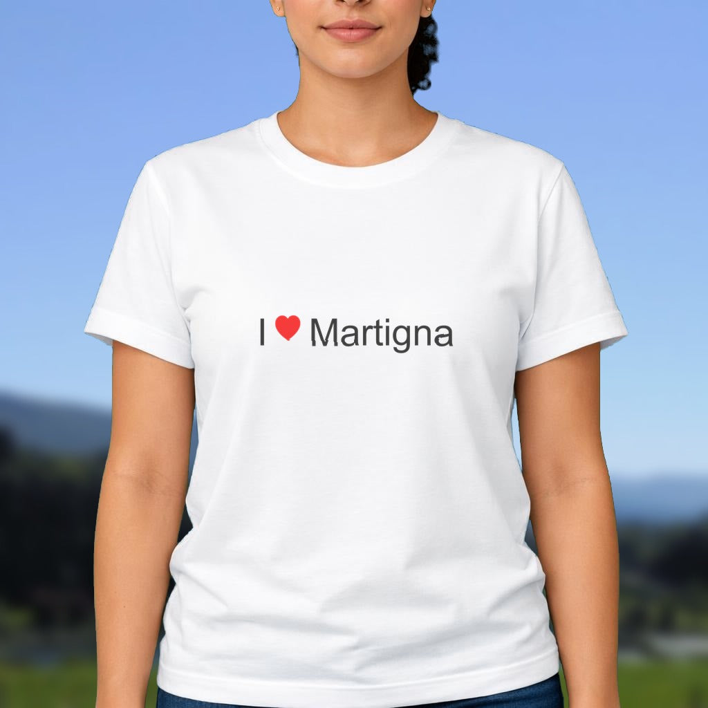 T-shirt I love martigna