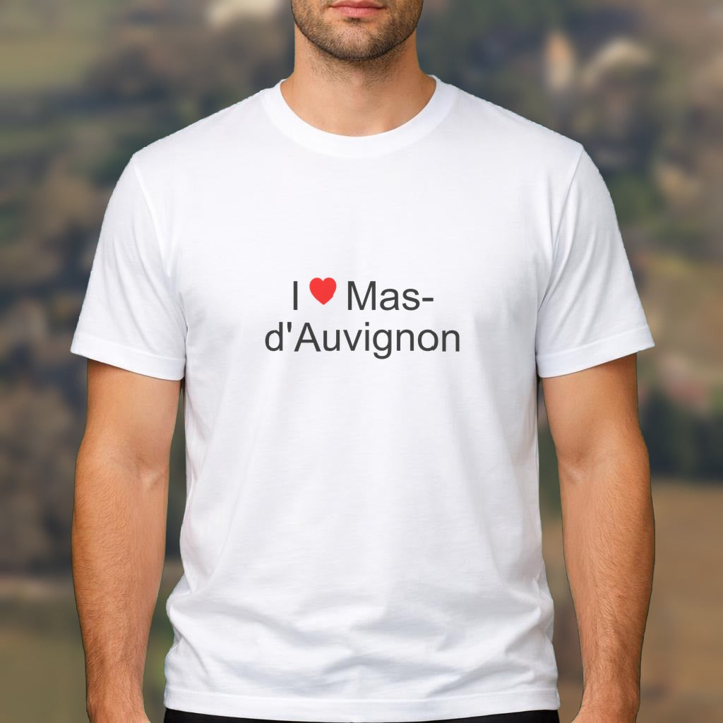 T-shirt I love mas-d'auvignon