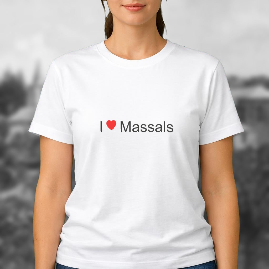 T-shirt I love massals