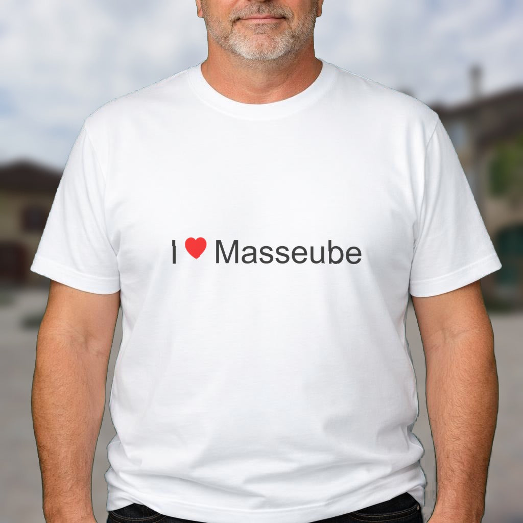 T-shirt I love masseube