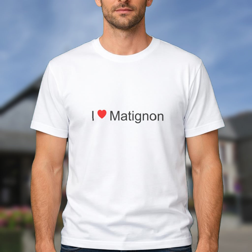 T-shirt I love matignon