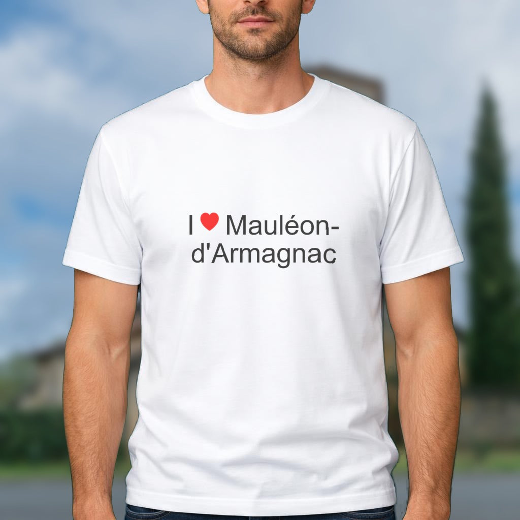 T-shirt I love mauléon-d'armagnac