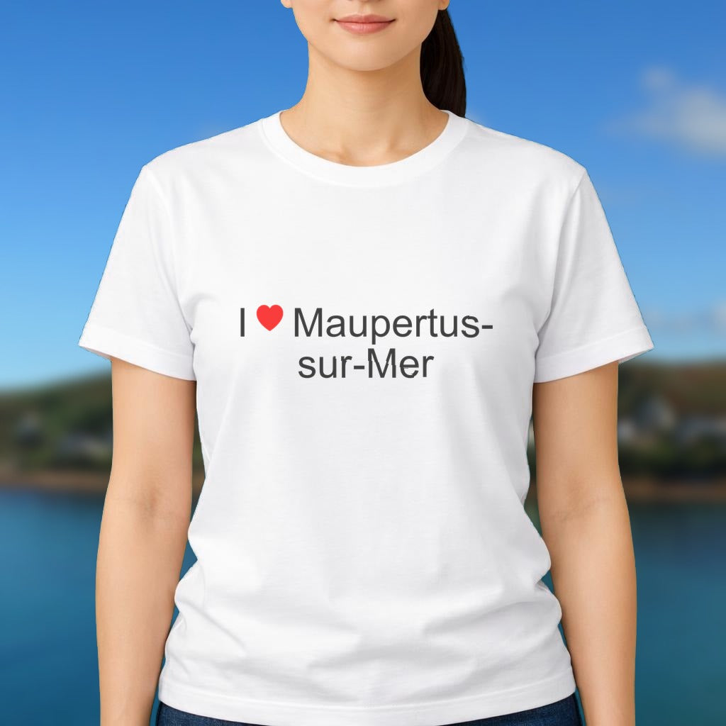 T-shirt I love maupertus-sur-mer