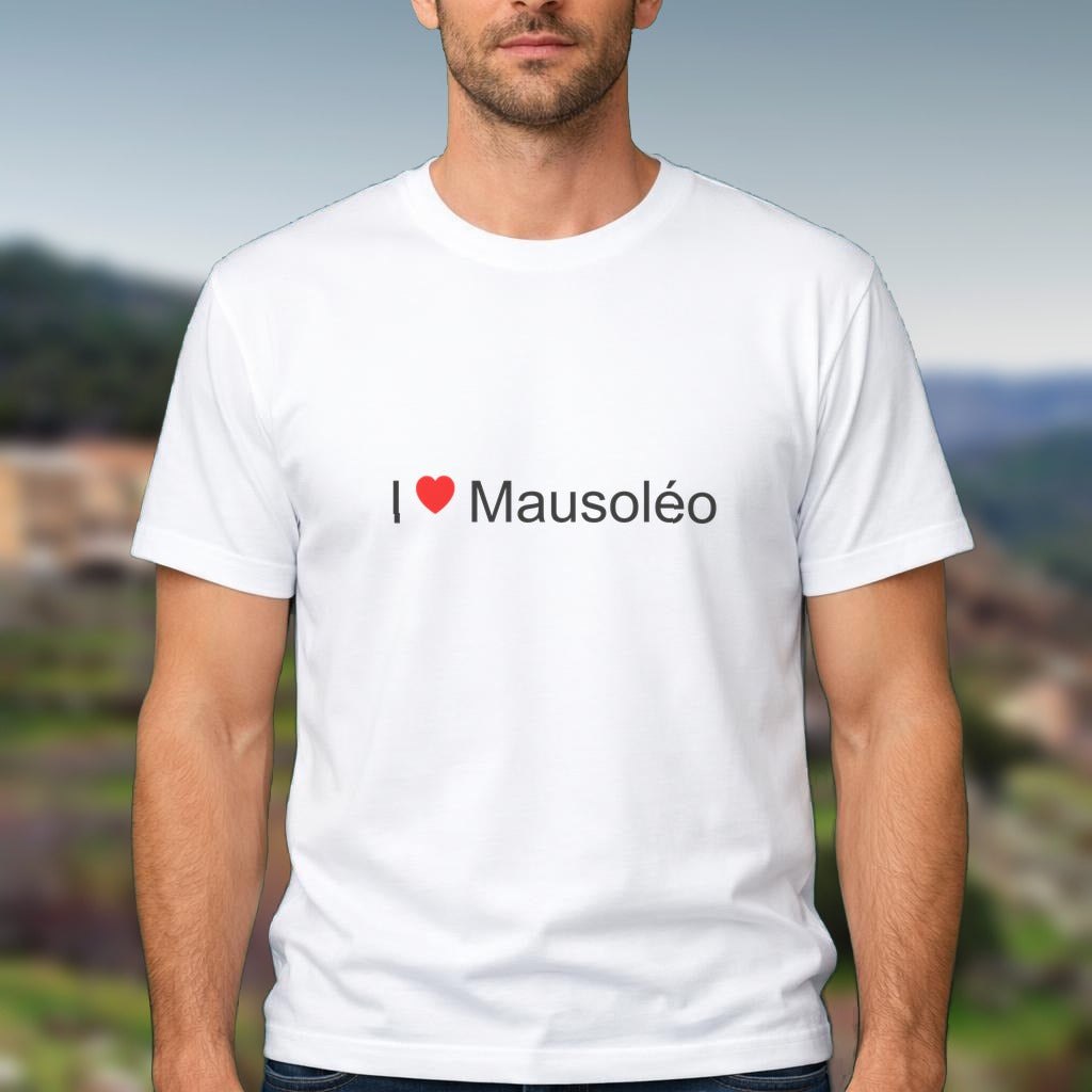 T-shirt I love mausoléo